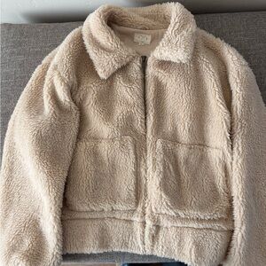 Cream Teddy Jacket